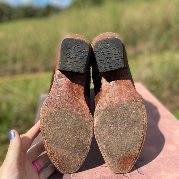 Circle G Brown Leather boots - Picture 3 of 5